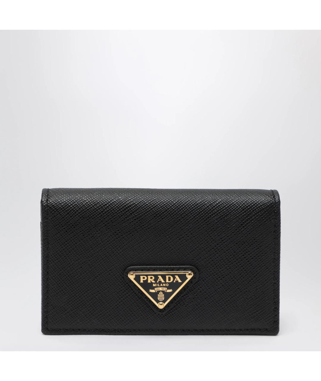 PRADA Черный кожаный кардхолдер, фото 3