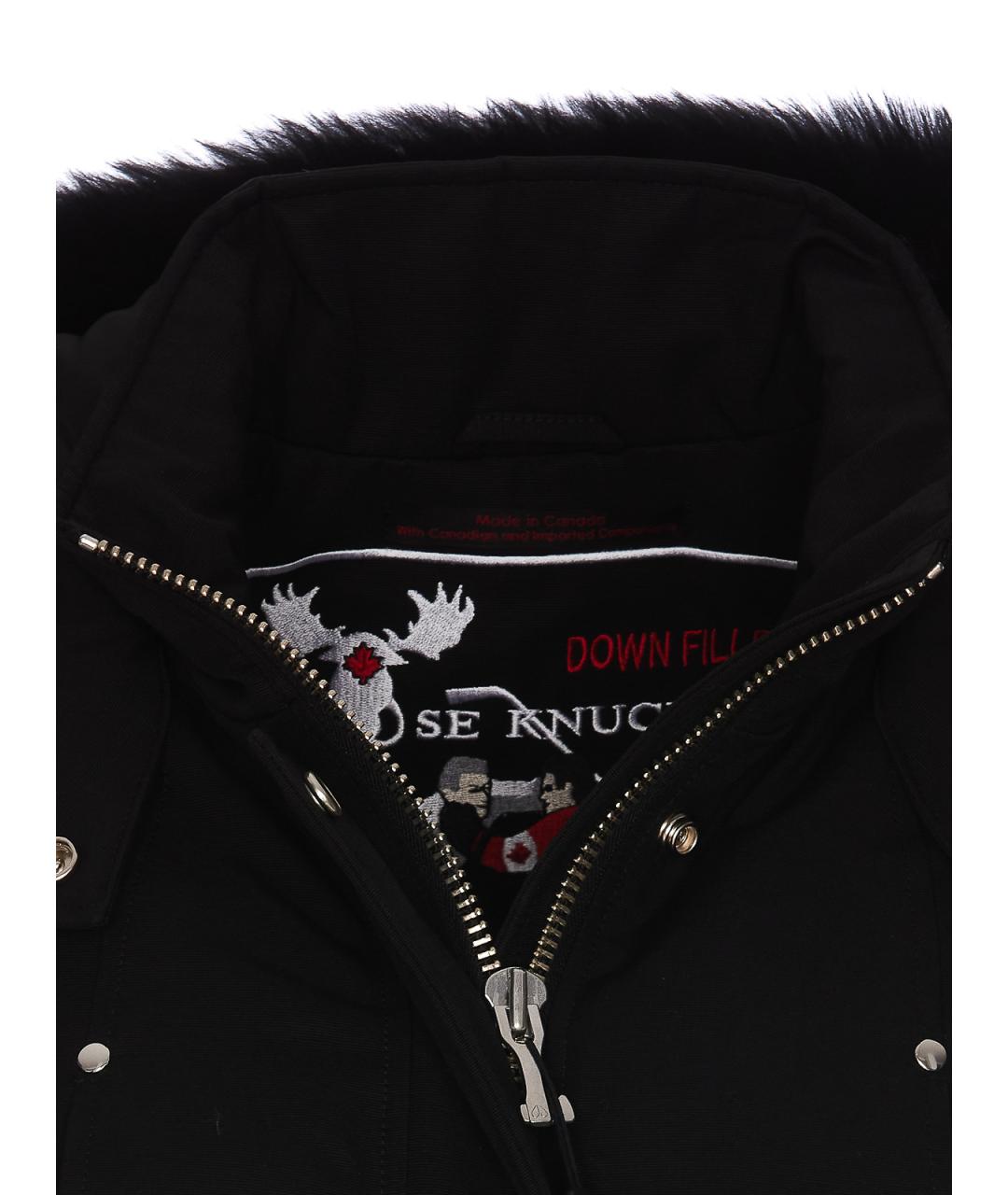 MOOSE KNUCKLES Черная хлопковая парка, фото 4