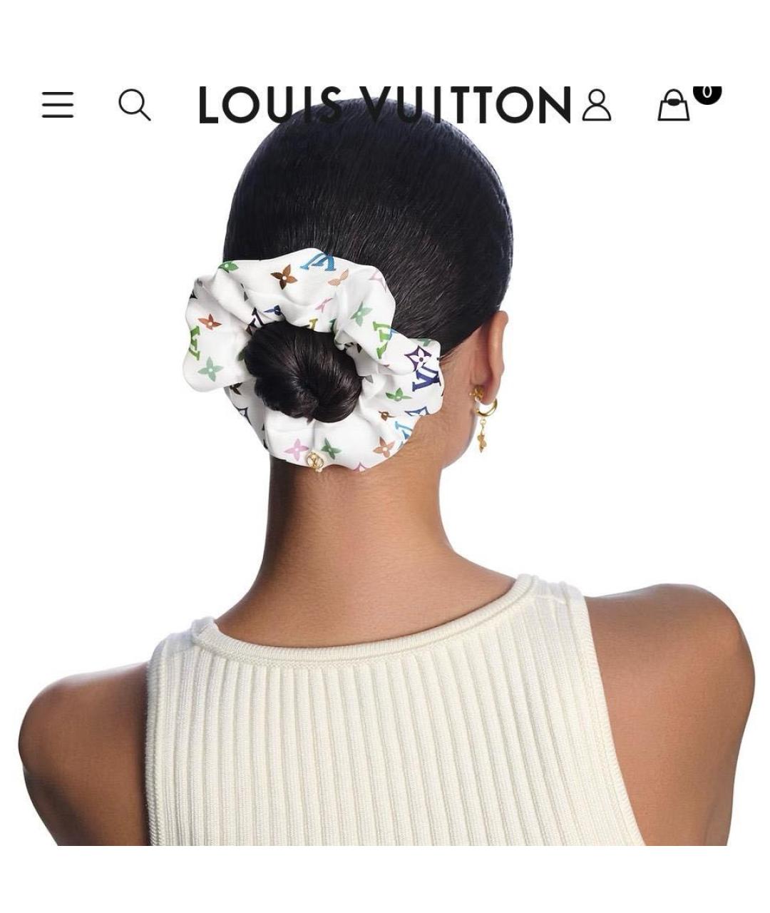 LOUIS VUITTON Белая резинка, фото 5