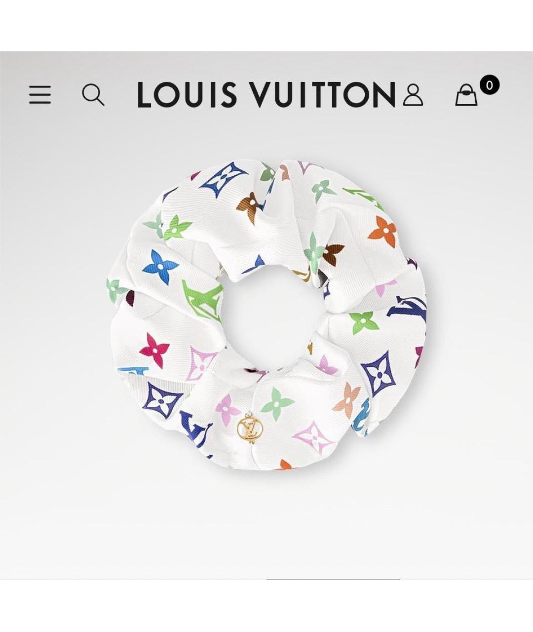 LOUIS VUITTON Белая резинка, фото 4