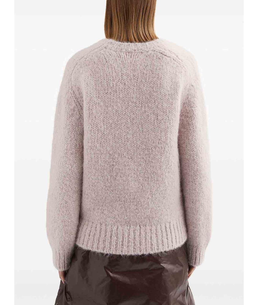 JIL SANDER Розовый шерстяной джемпер / свитер, фото 2