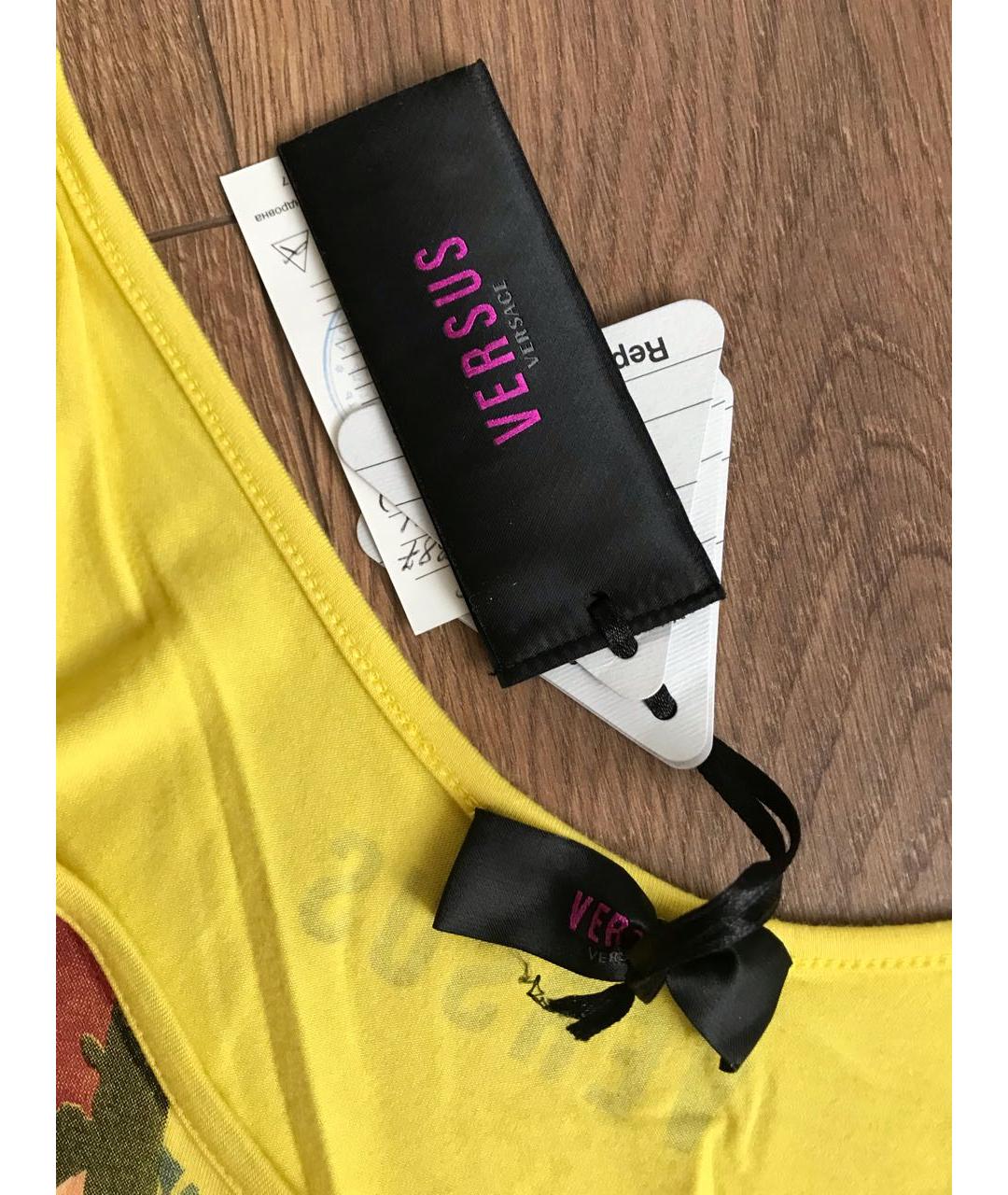 VERSUS VERSACE Мульти вискозная футболка, фото 2
