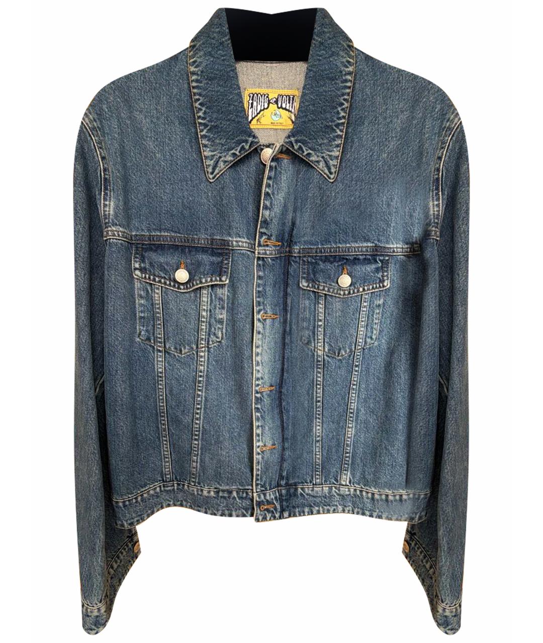ZADIG & VOLTAIRE Синяя хлопковая куртка, фото 1