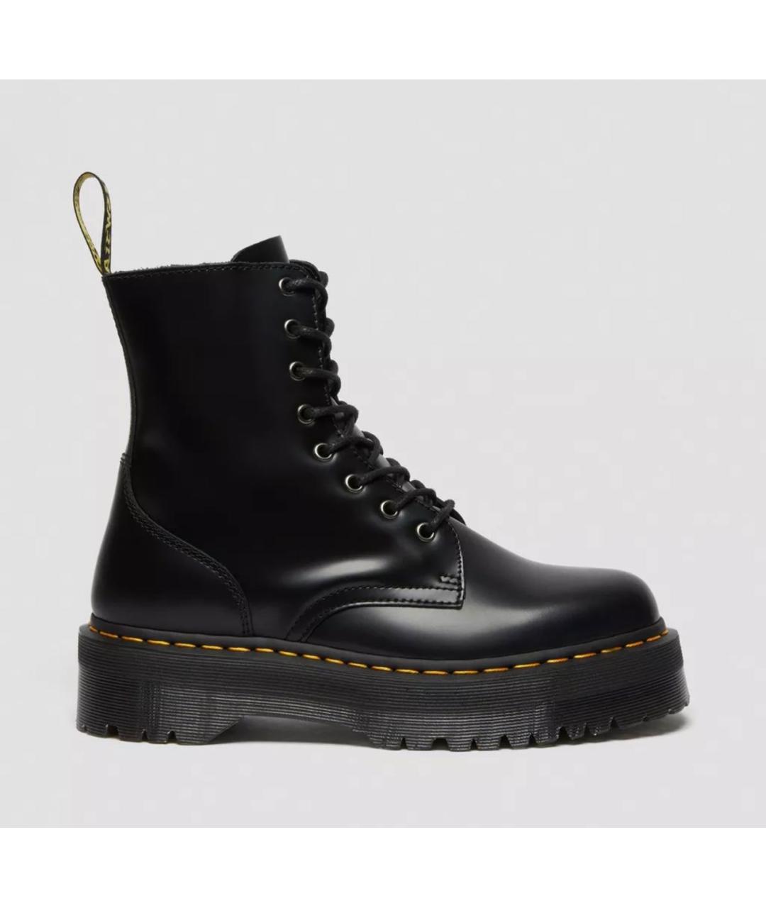 DR. MARTENS Черные кожаные высокие ботинки, фото 8