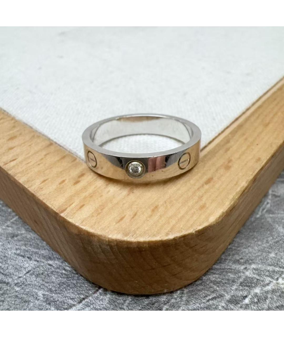 CARTIER Серебряное кольцо из белого золота, фото 2