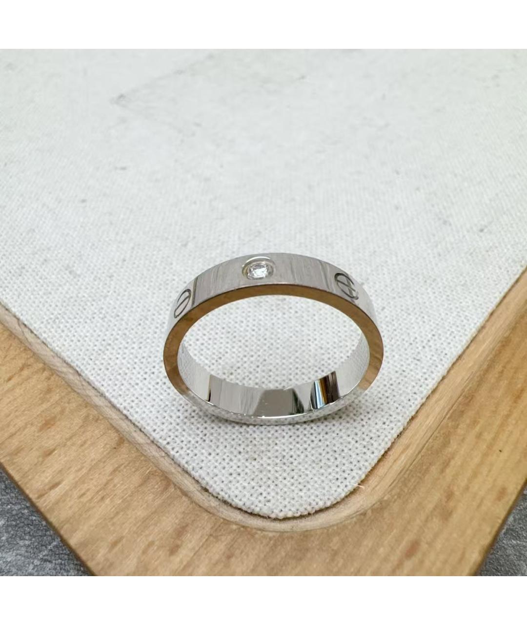 CARTIER Серебряное кольцо из белого золота, фото 4