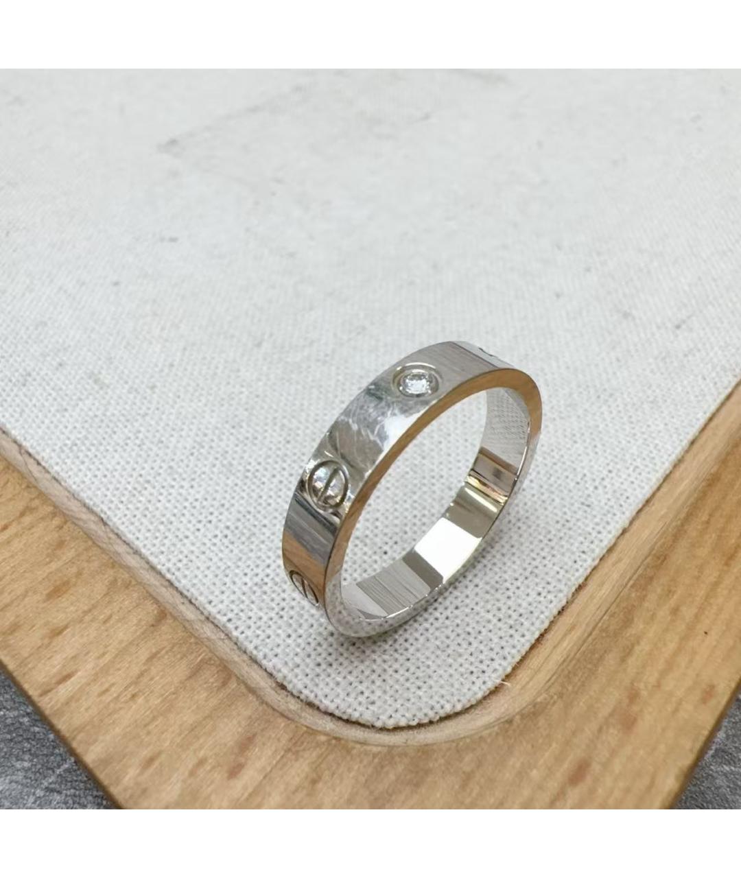 CARTIER Серебряное кольцо из белого золота, фото 3