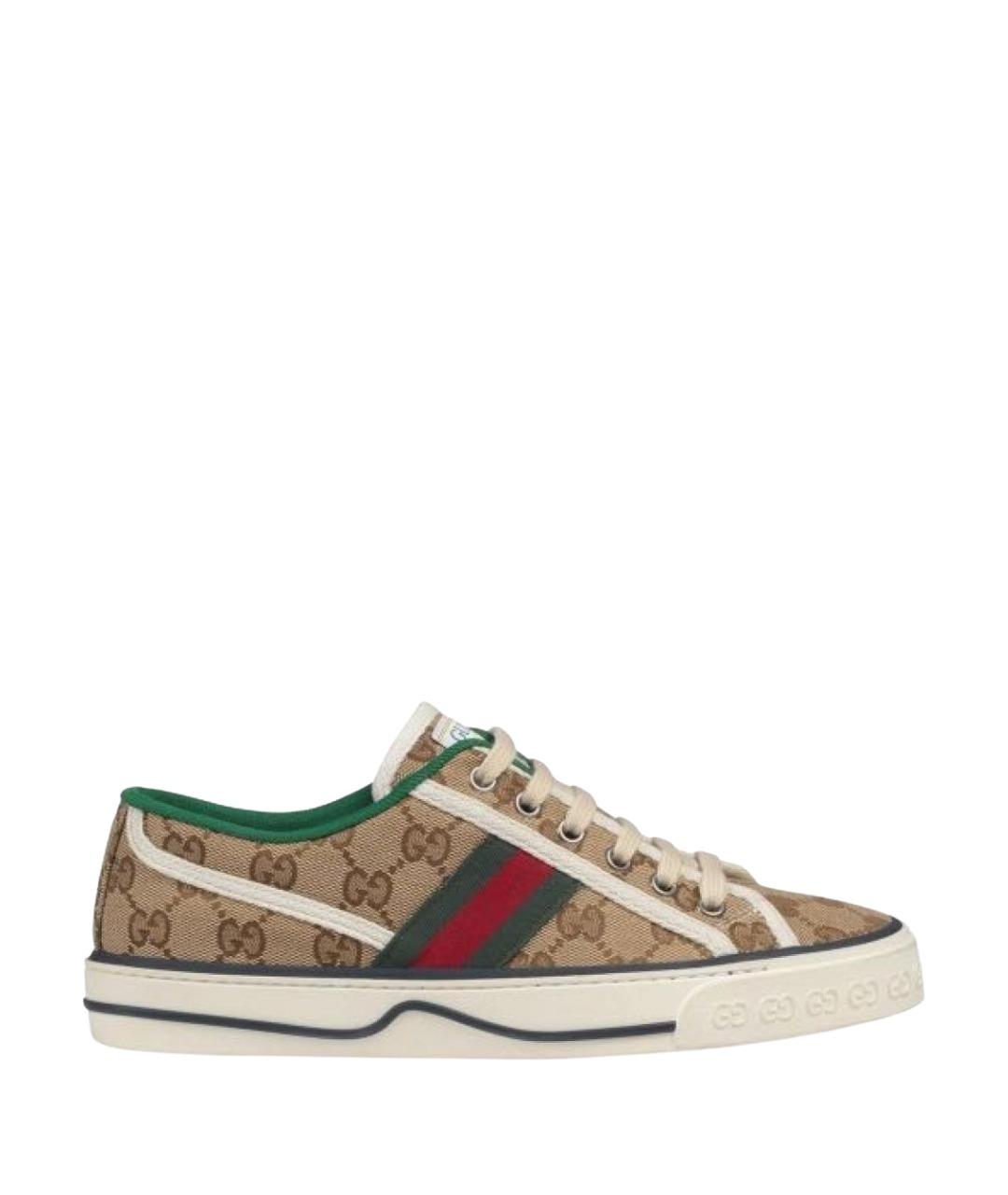 GUCCI Мульти текстильные брогги и оксфорды, фото 1