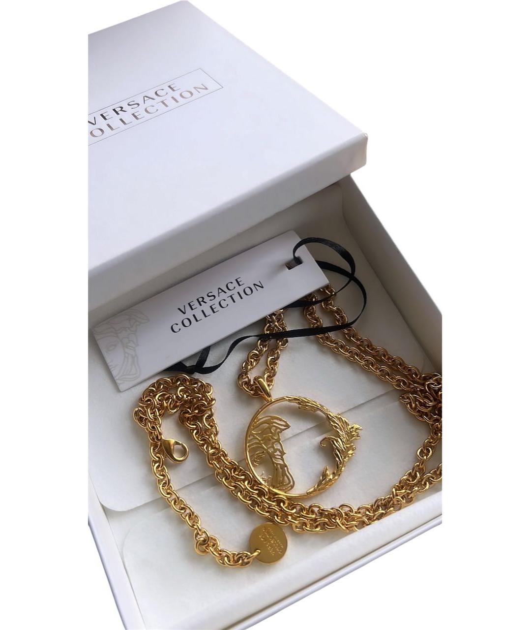 VERSACE COLLECTION Золотая металлическая цепочка, фото 3