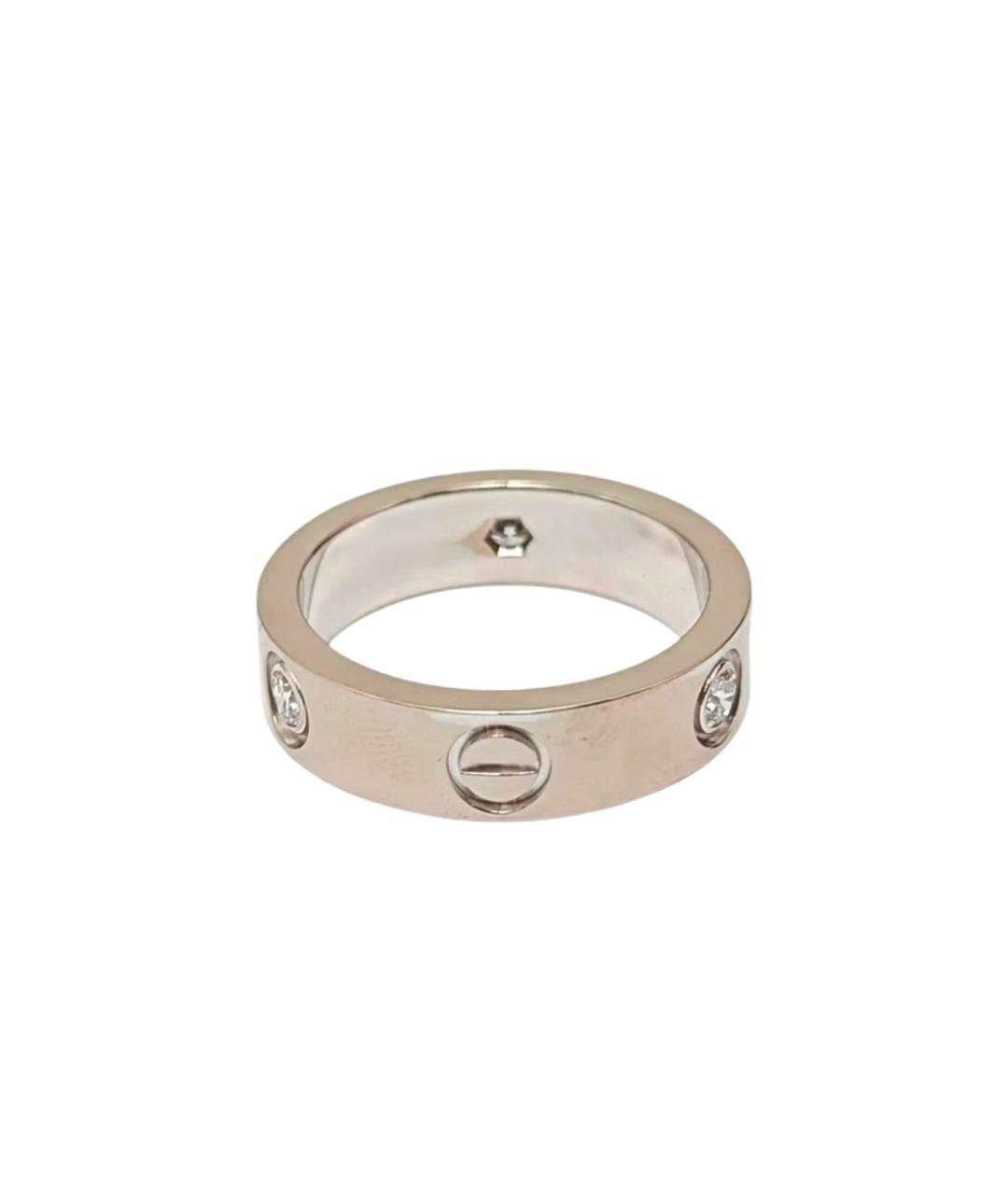 CARTIER Серебряное кольцо из белого золота, фото 3