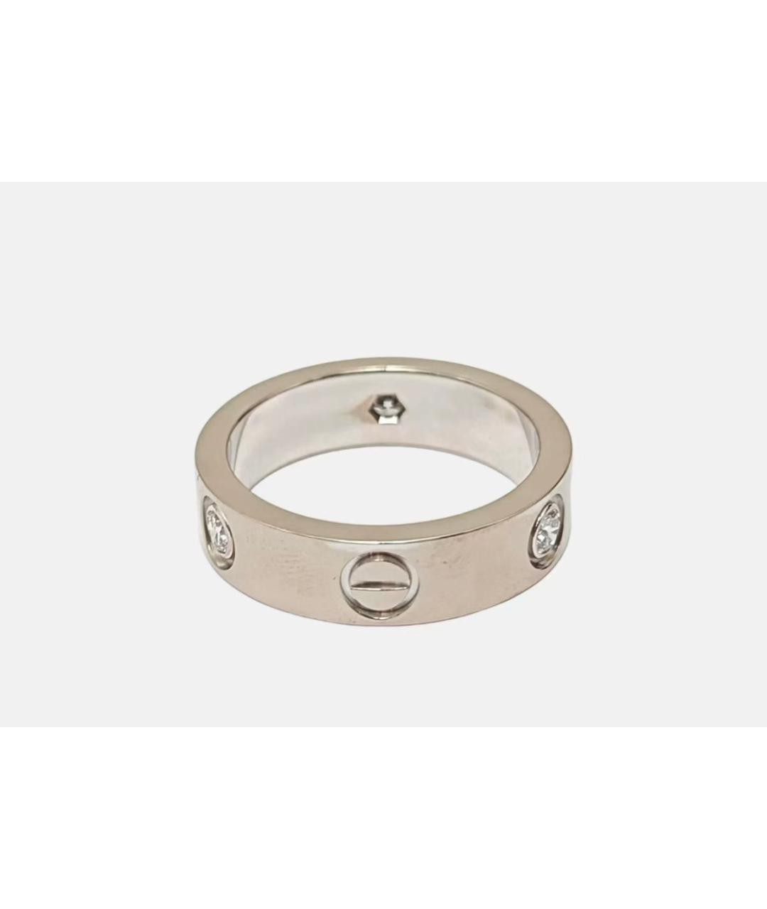 CARTIER Серебряное кольцо из белого золота, фото 2
