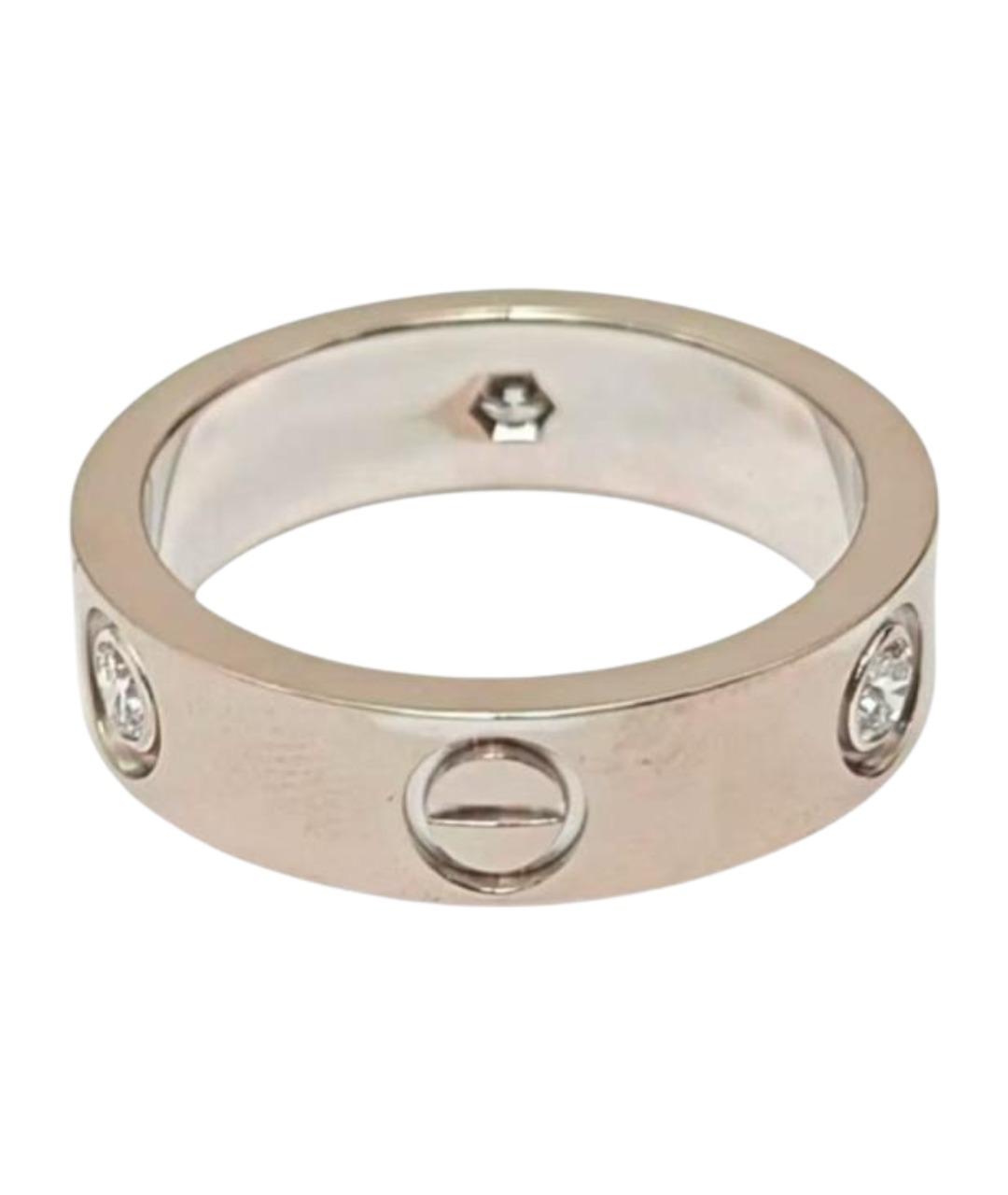 CARTIER Серебряное кольцо из белого золота, фото 1