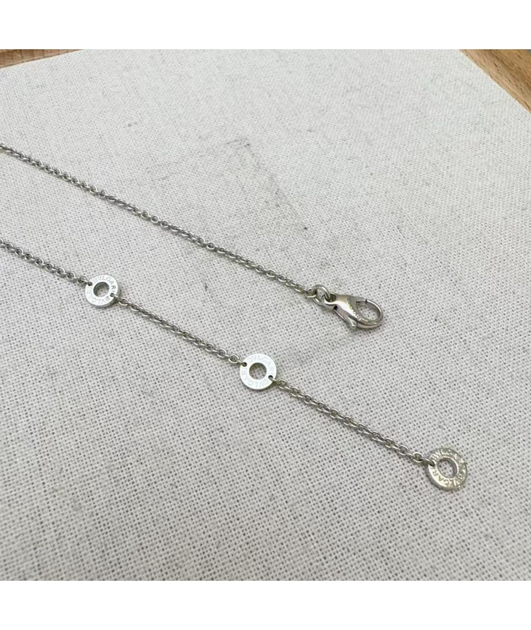 BVLGARI Серебряное колье из белого золота, фото 5