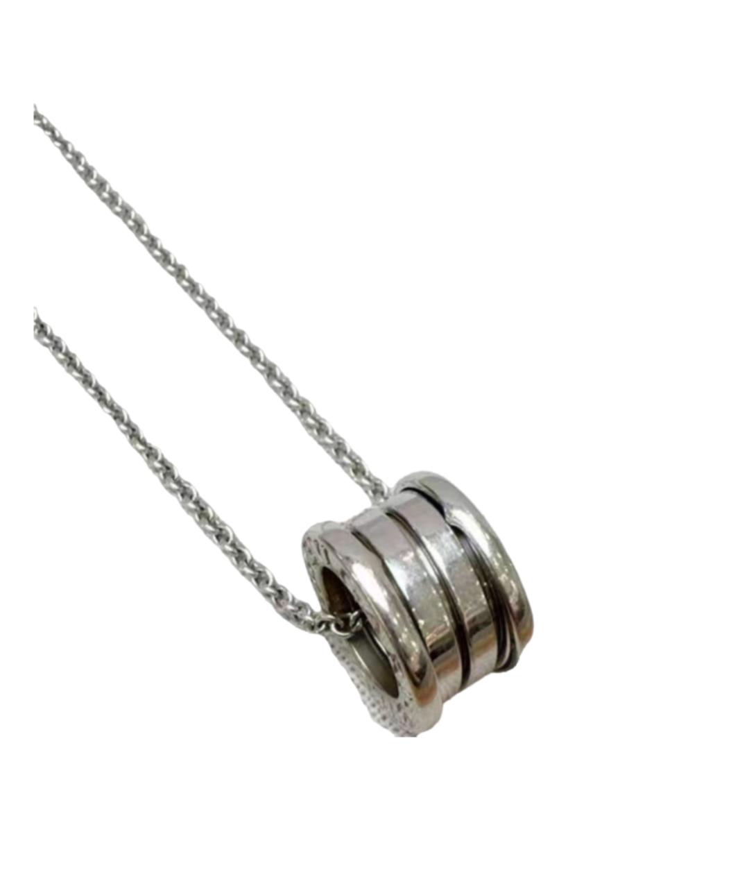 BVLGARI Серебряное колье из белого золота, фото 1