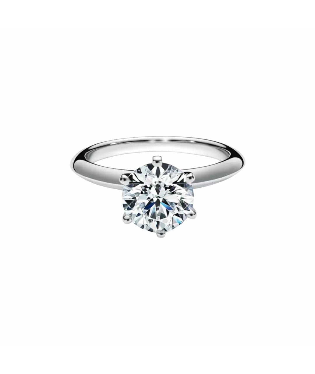 TIFFANY&CO Серебряное платиновое кольцо, фото 1