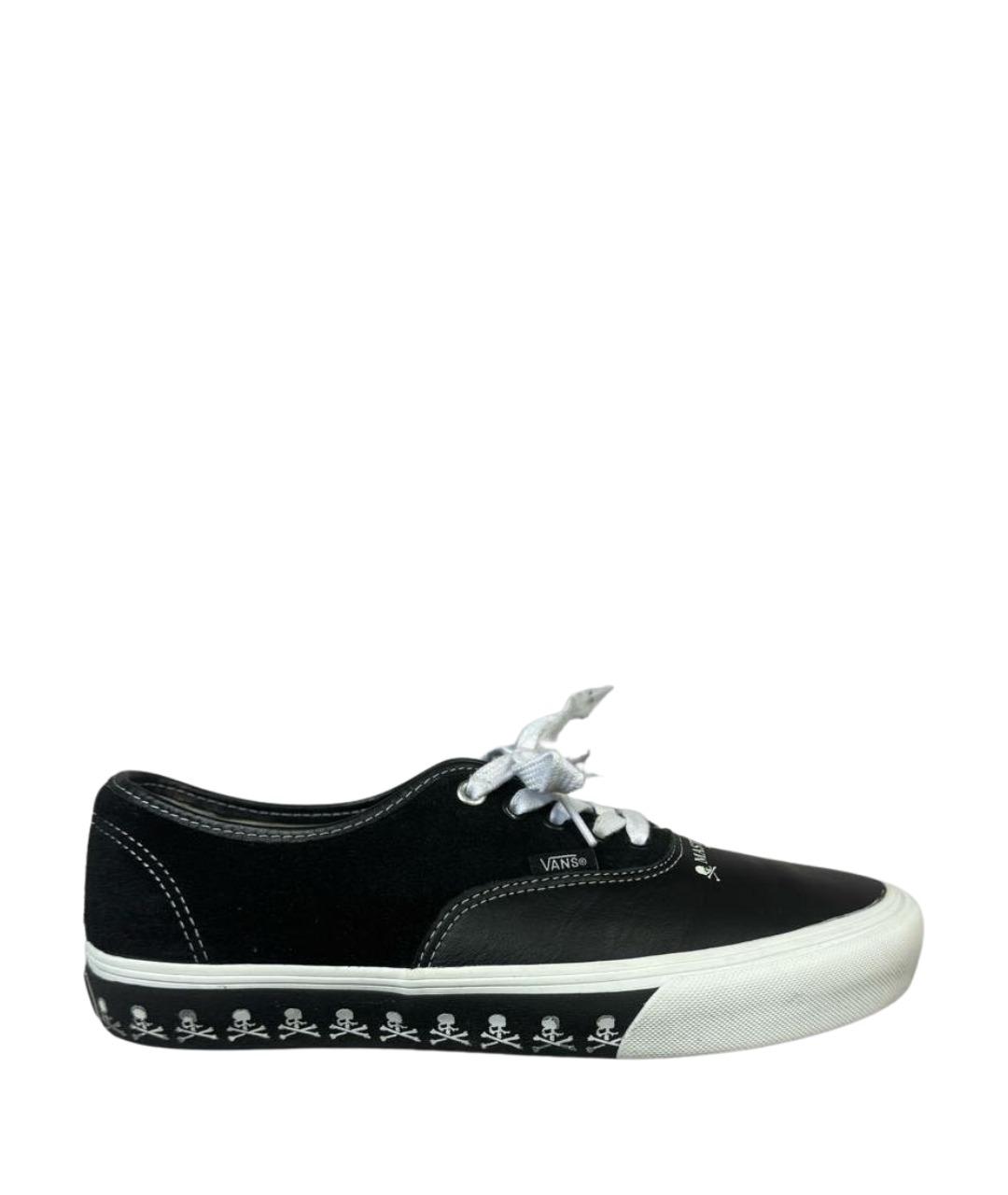 MASTERMIND WORLD Черные замшевые низкие кроссовки / кеды, фото 1