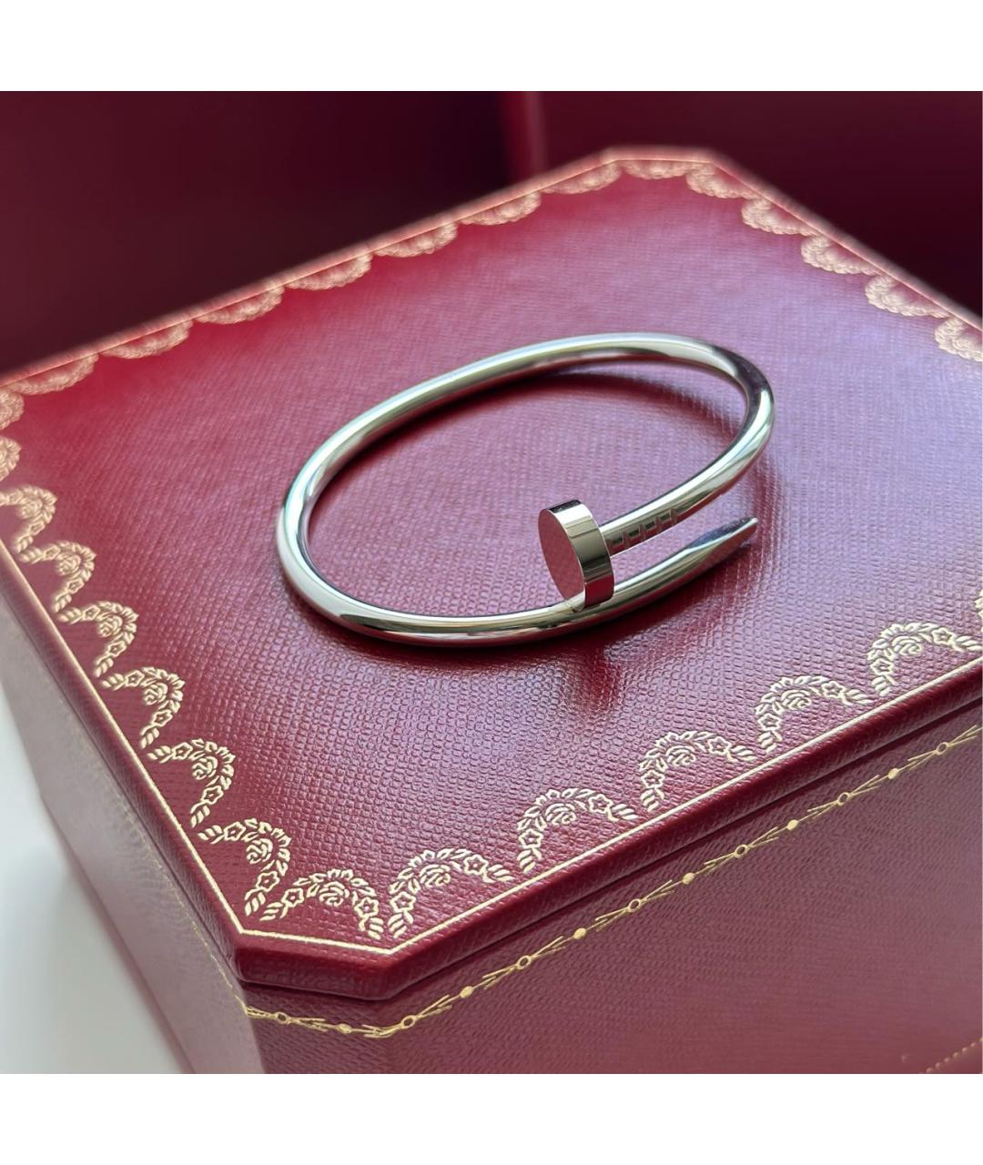 CARTIER Белый браслет из белого золота, фото 3