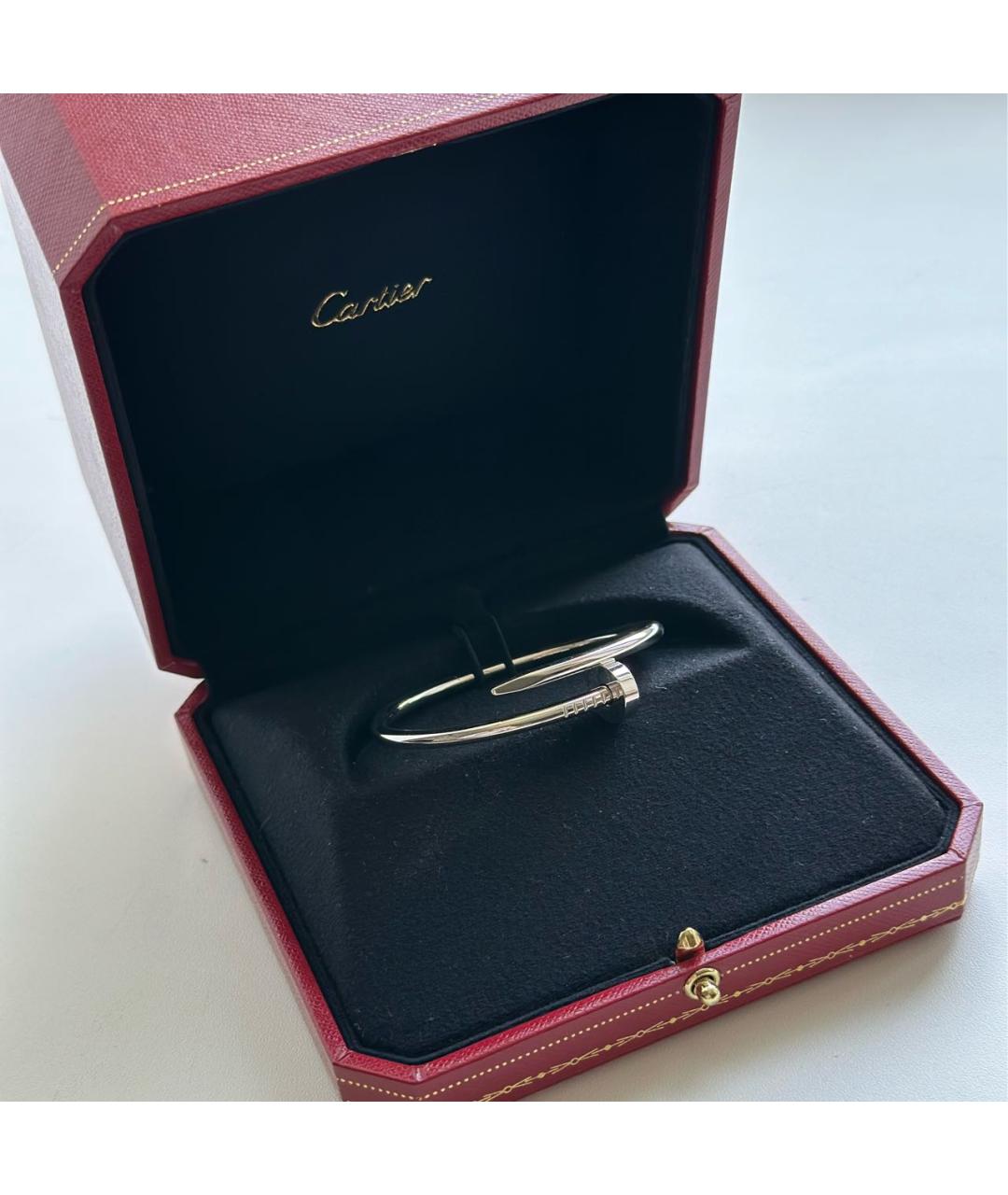CARTIER Белый браслет из белого золота, фото 2