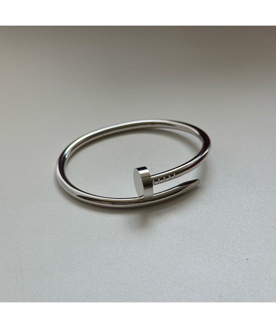 CARTIER Белый браслет из белого золота, фото 7