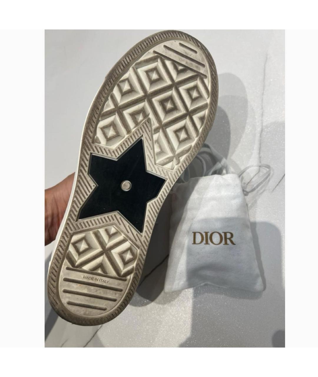 CHRISTIAN DIOR Серые кеды, фото 5