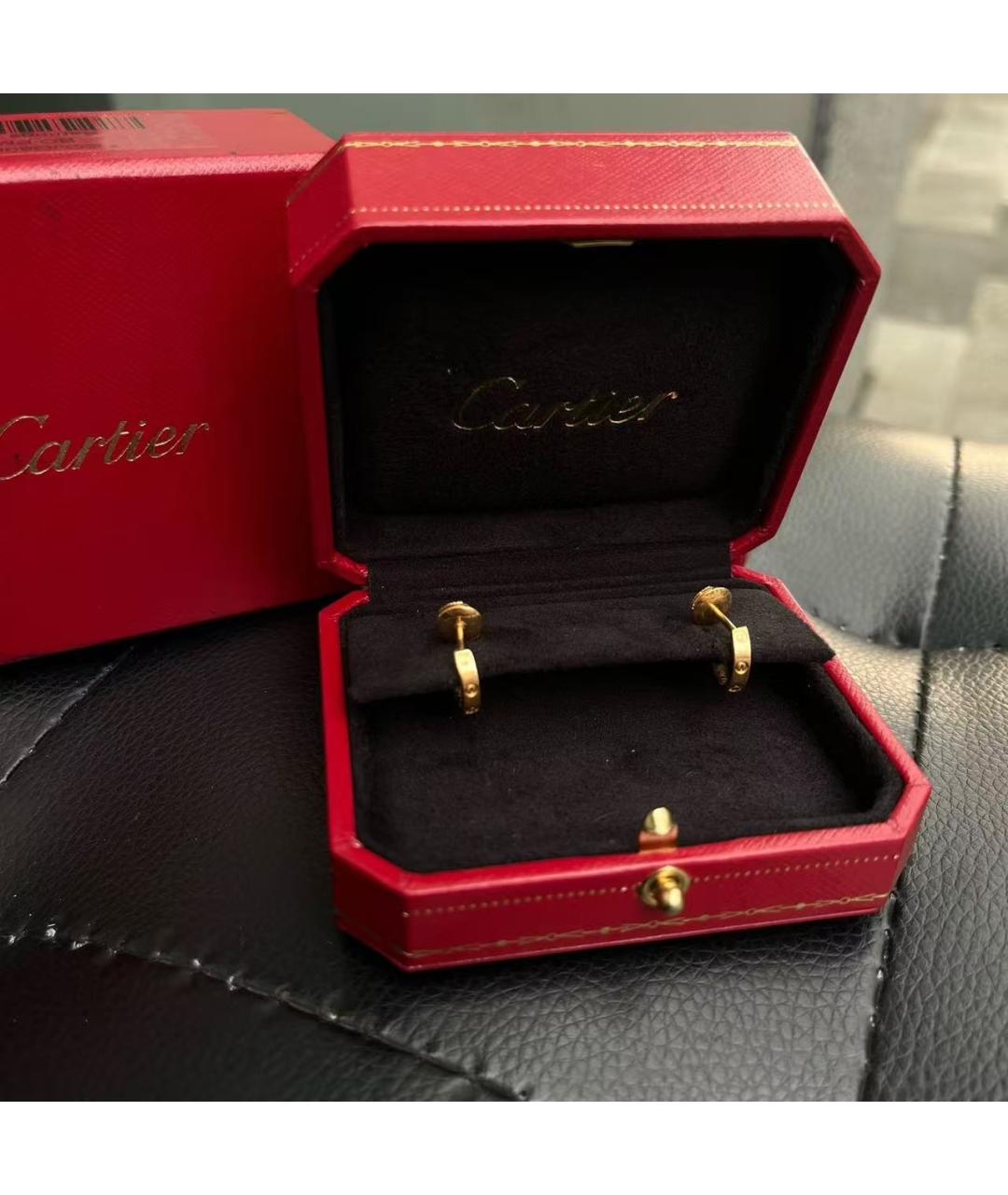 CARTIER Золотые серьги, фото 3