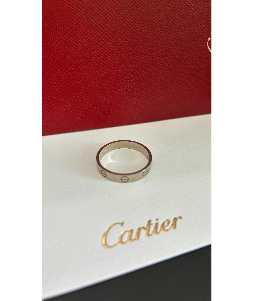 CARTIER Серебряное кольцо из белого золота, фото 4