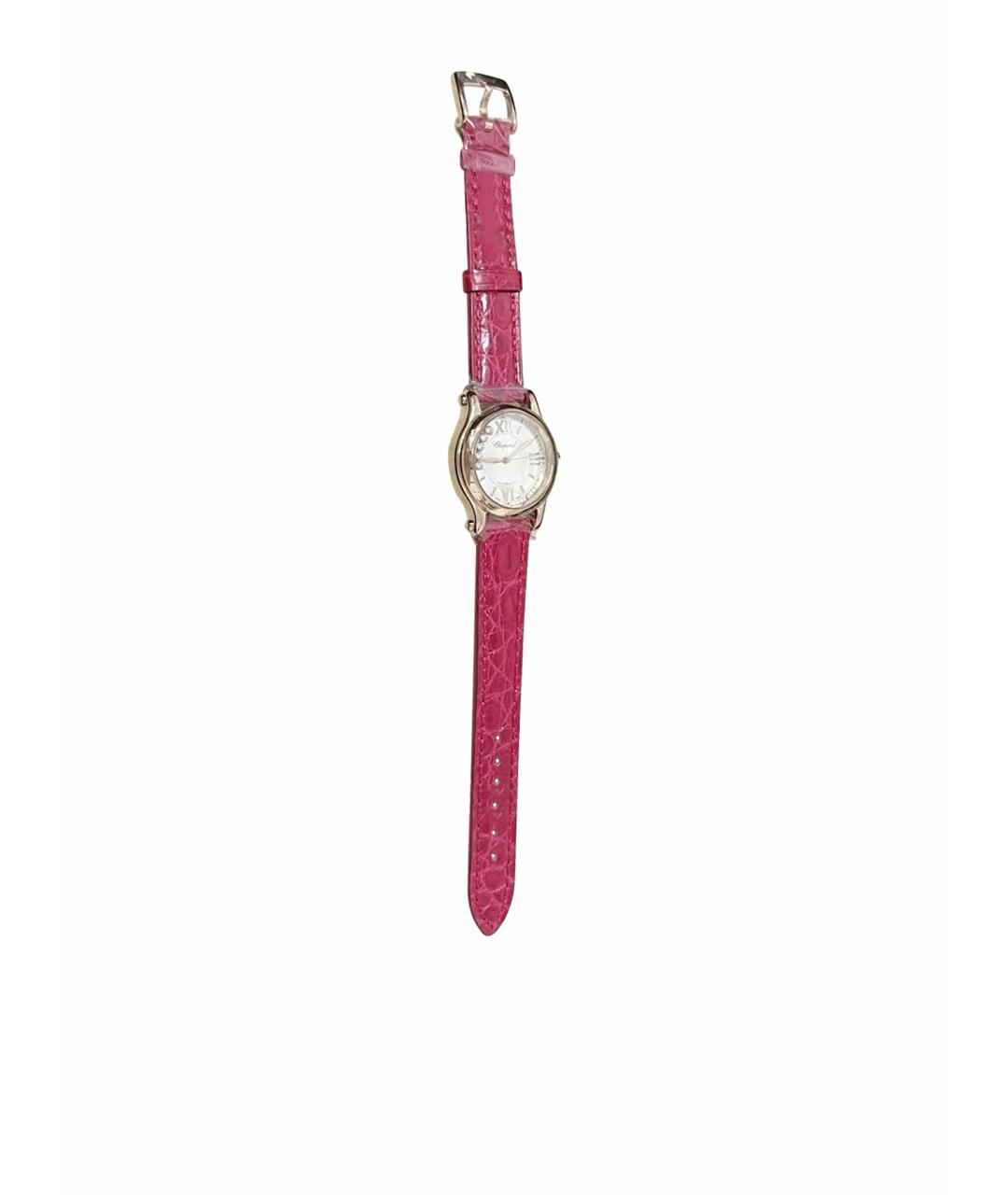 CHOPARD Белые часы из розового золота, фото 1