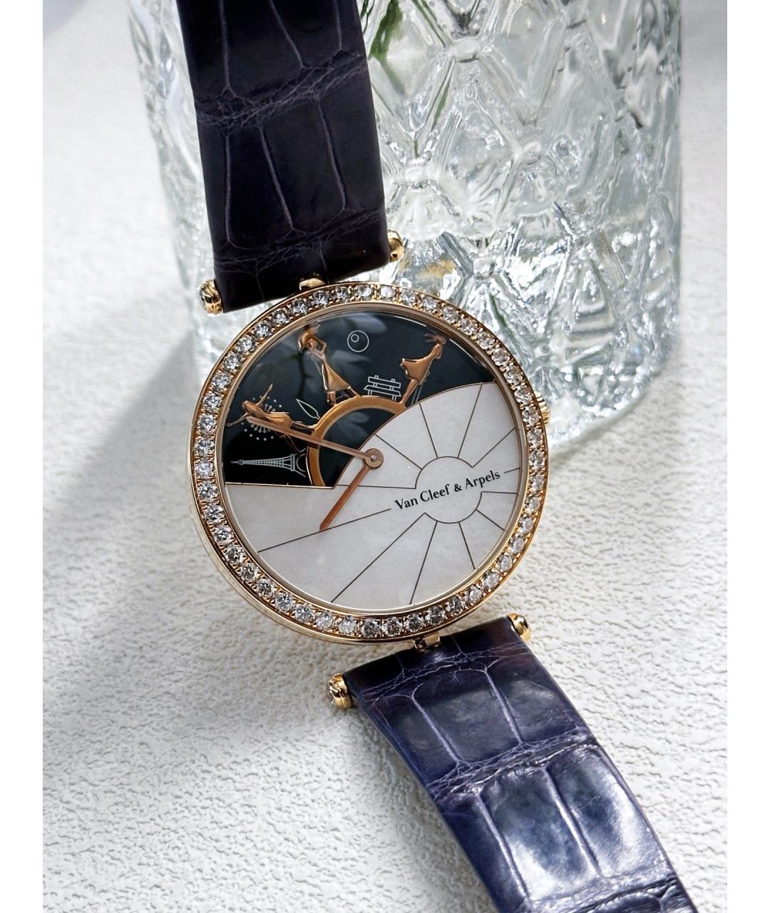 VAN CLEEF & ARPELS Белые металлические часы, фото 4