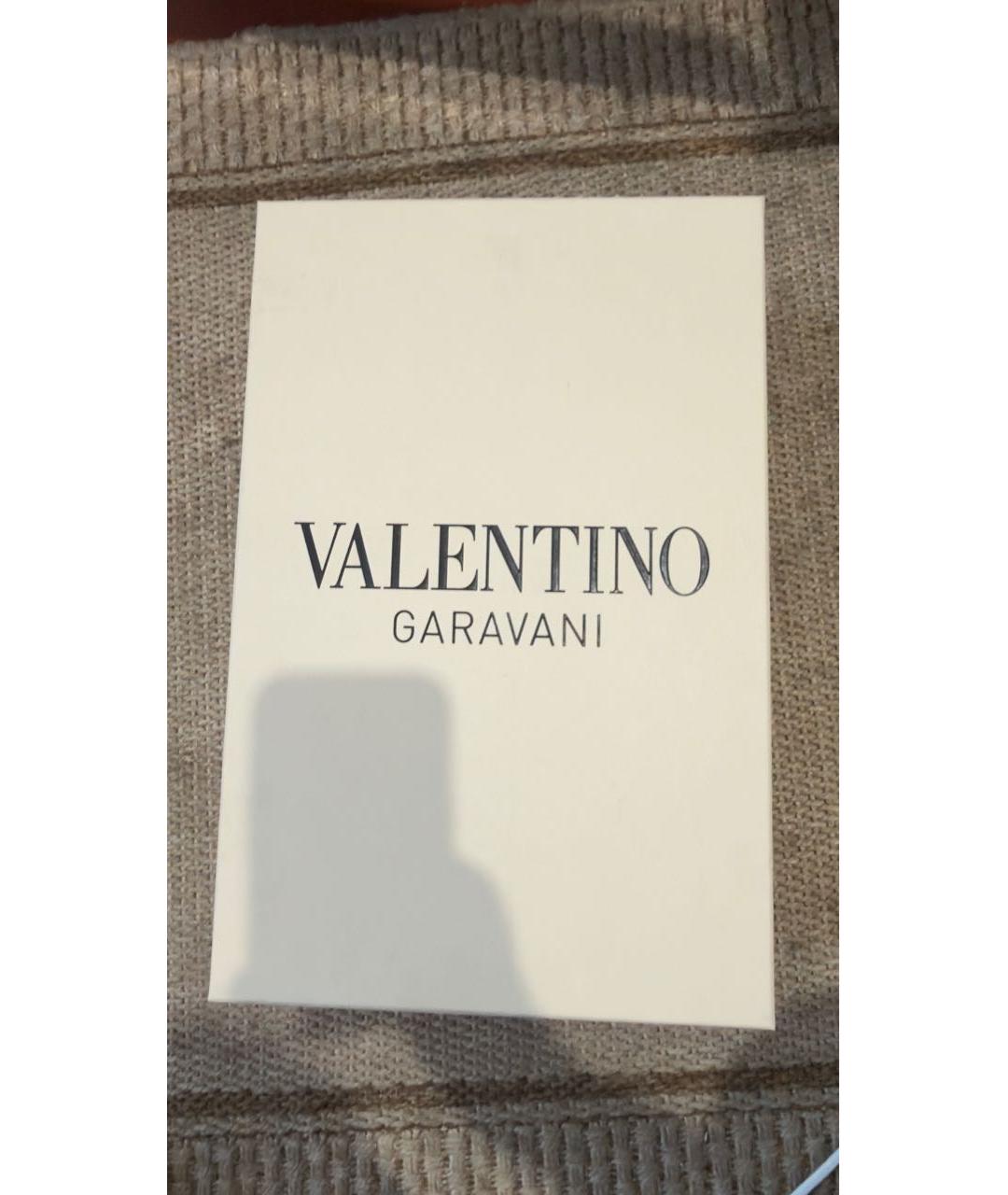 VALENTINO Белые кожаные низкие кроссовки / кеды, фото 7