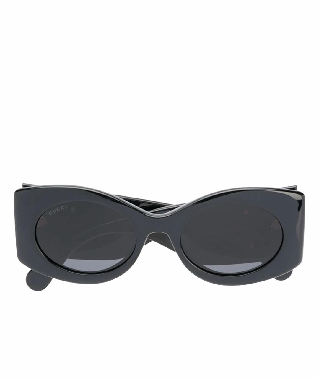 GUCCI Черные пластиковые солнцезащитные очки, фото 1