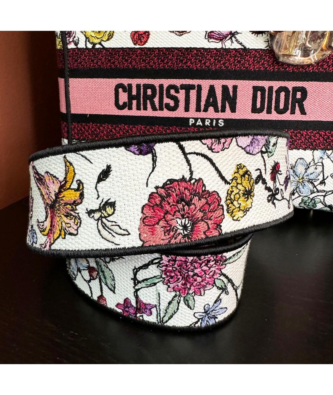 CHRISTIAN DIOR Белая сумка с короткими ручками, фото 8