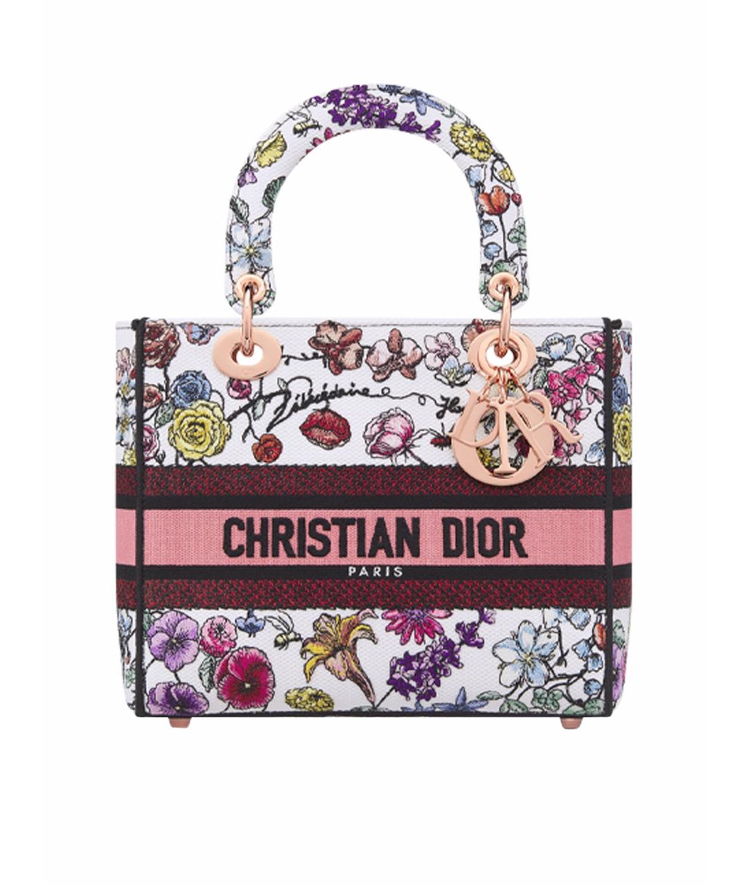 CHRISTIAN DIOR Белая сумка с короткими ручками, фото 1