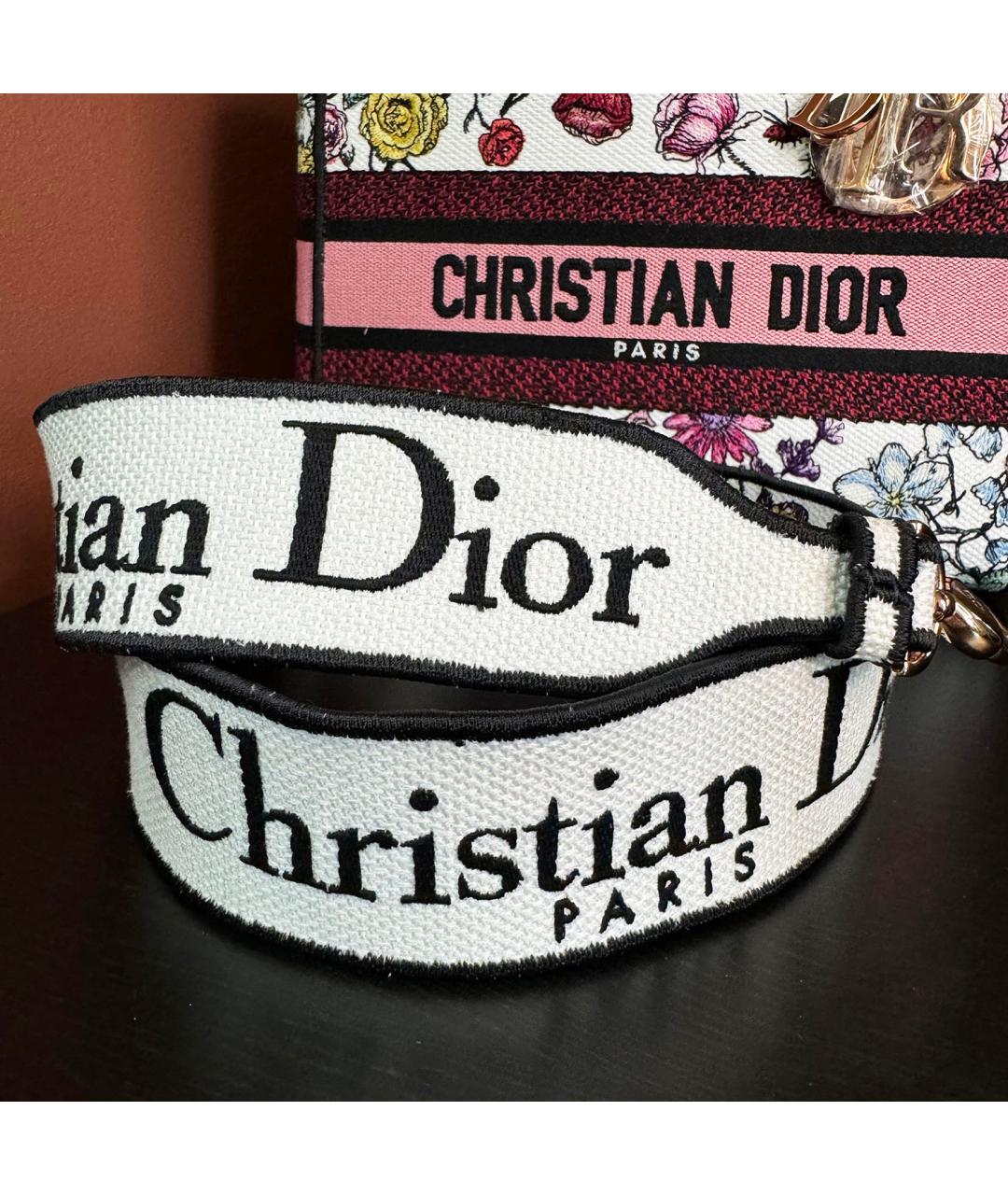 CHRISTIAN DIOR Белая сумка с короткими ручками, фото 9