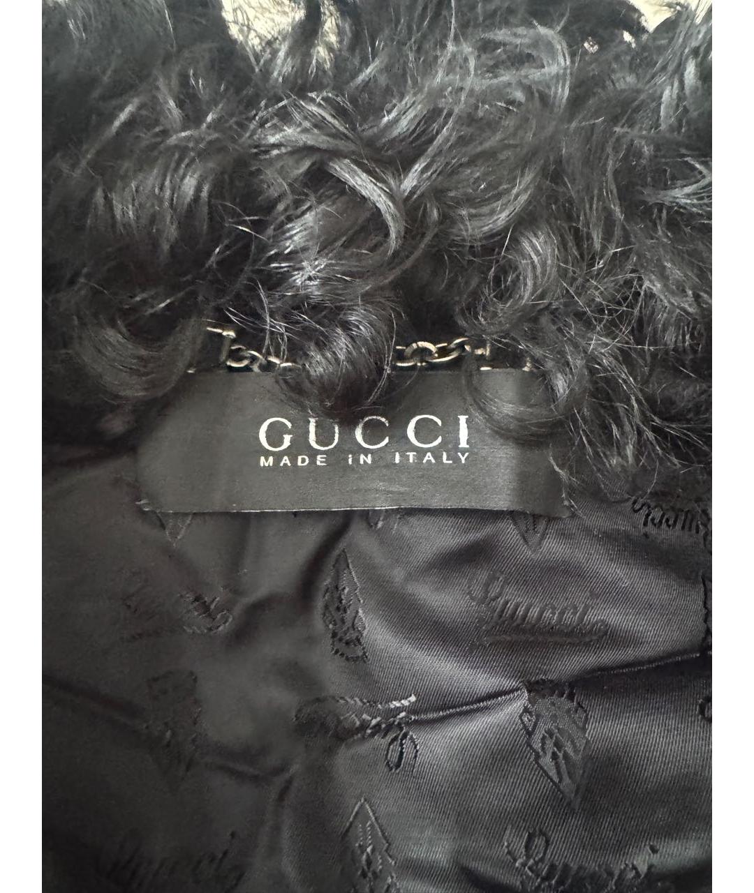 GUCCI Черная замшевая куртка, фото 3