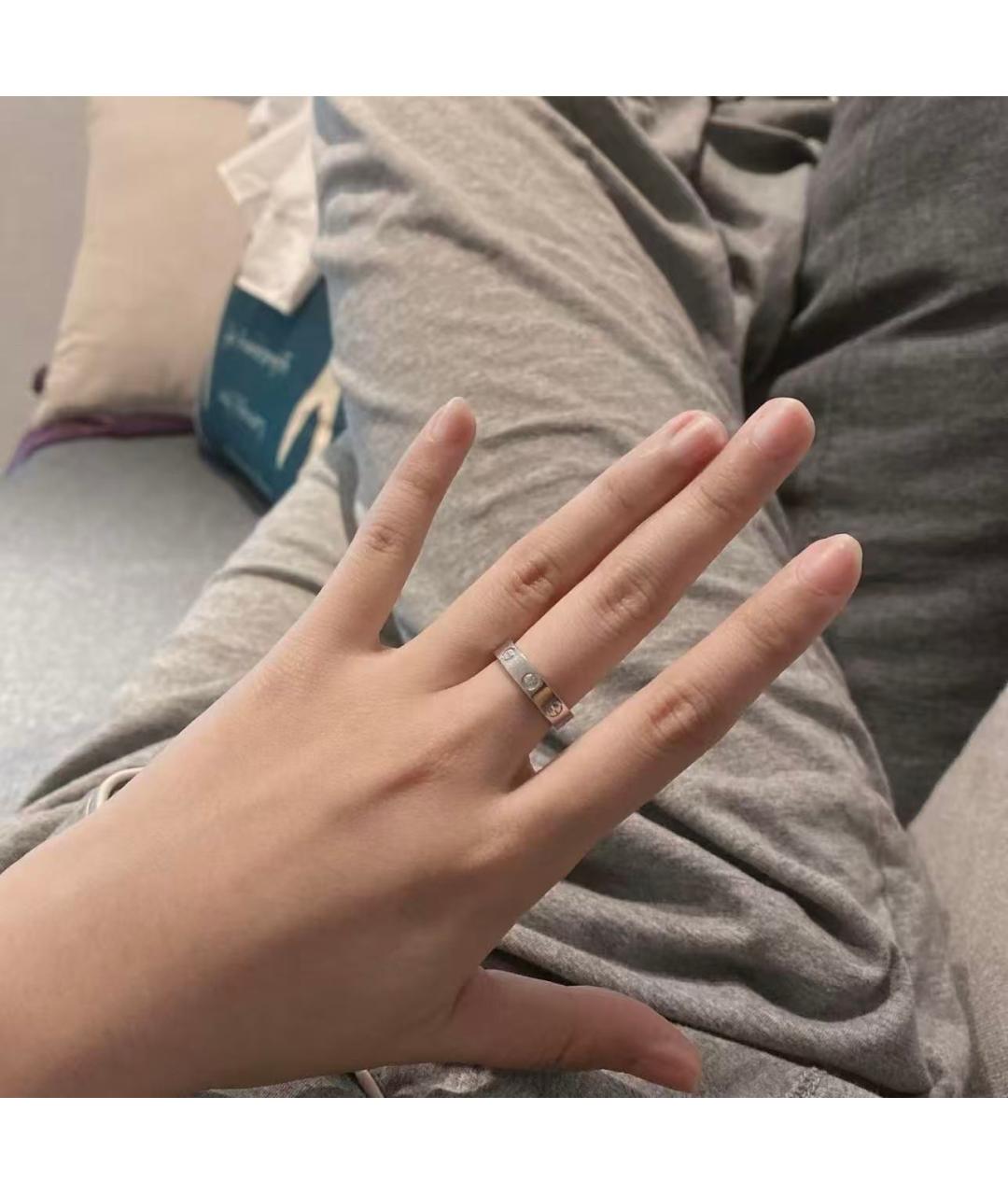 CARTIER Серебряное кольцо из белого золота, фото 5