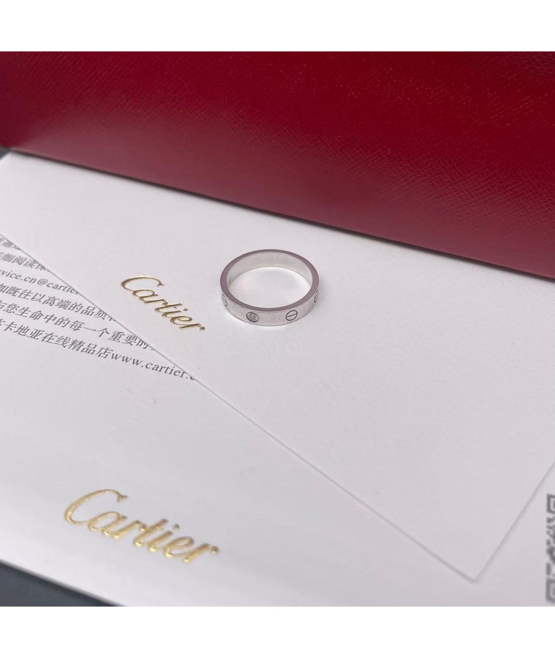 CARTIER Серебряное кольцо из белого золота, фото 2