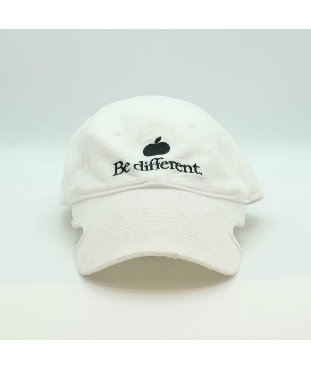 BALENCIAGA Белая хлопковая кепка, фото 2