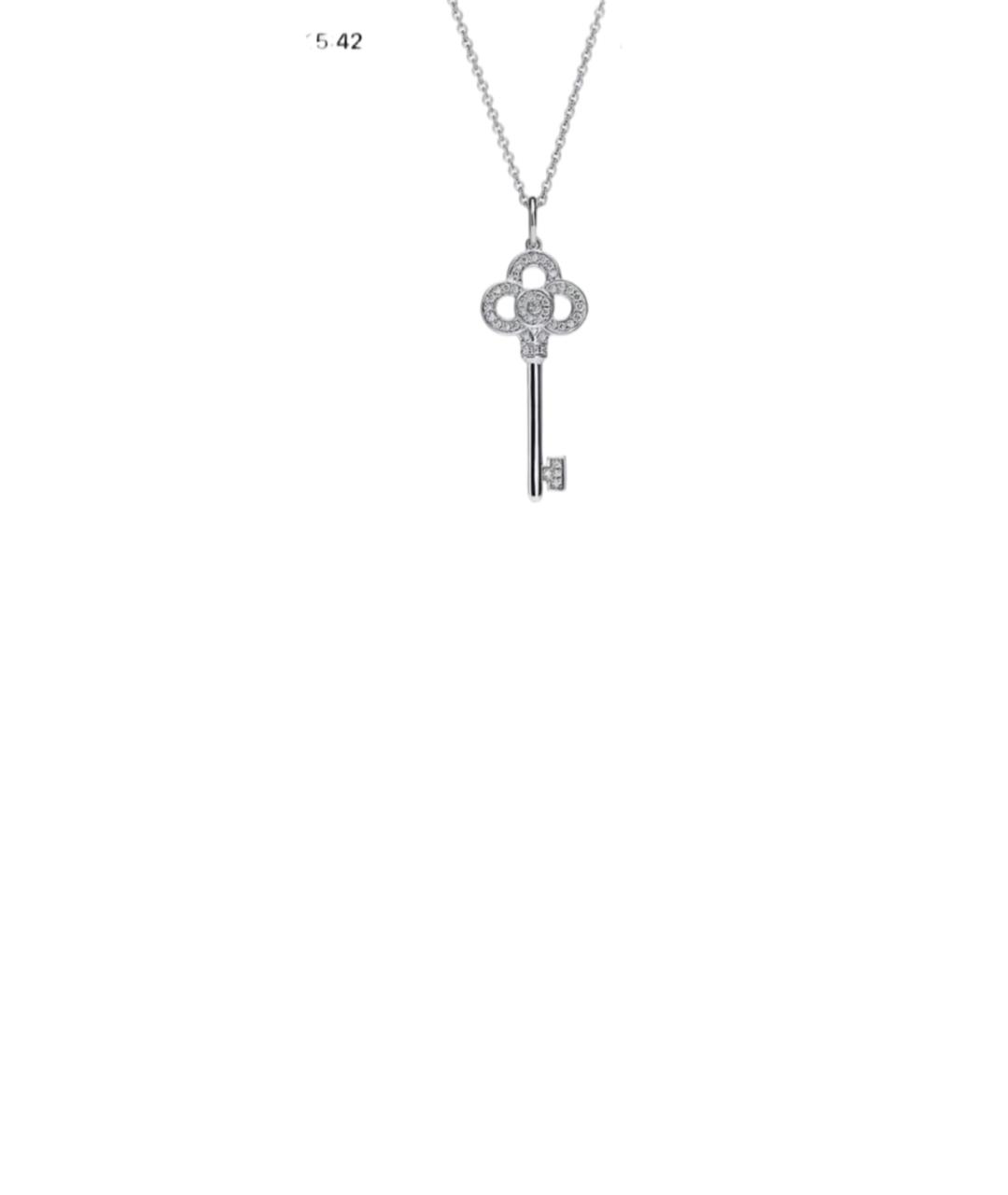 TIFFANY&CO Колье из белого золота, фото 6