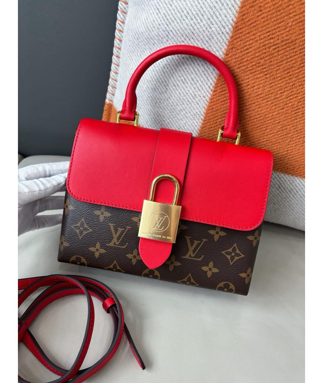 LOUIS VUITTON Красная сумка через плечо, фото 2
