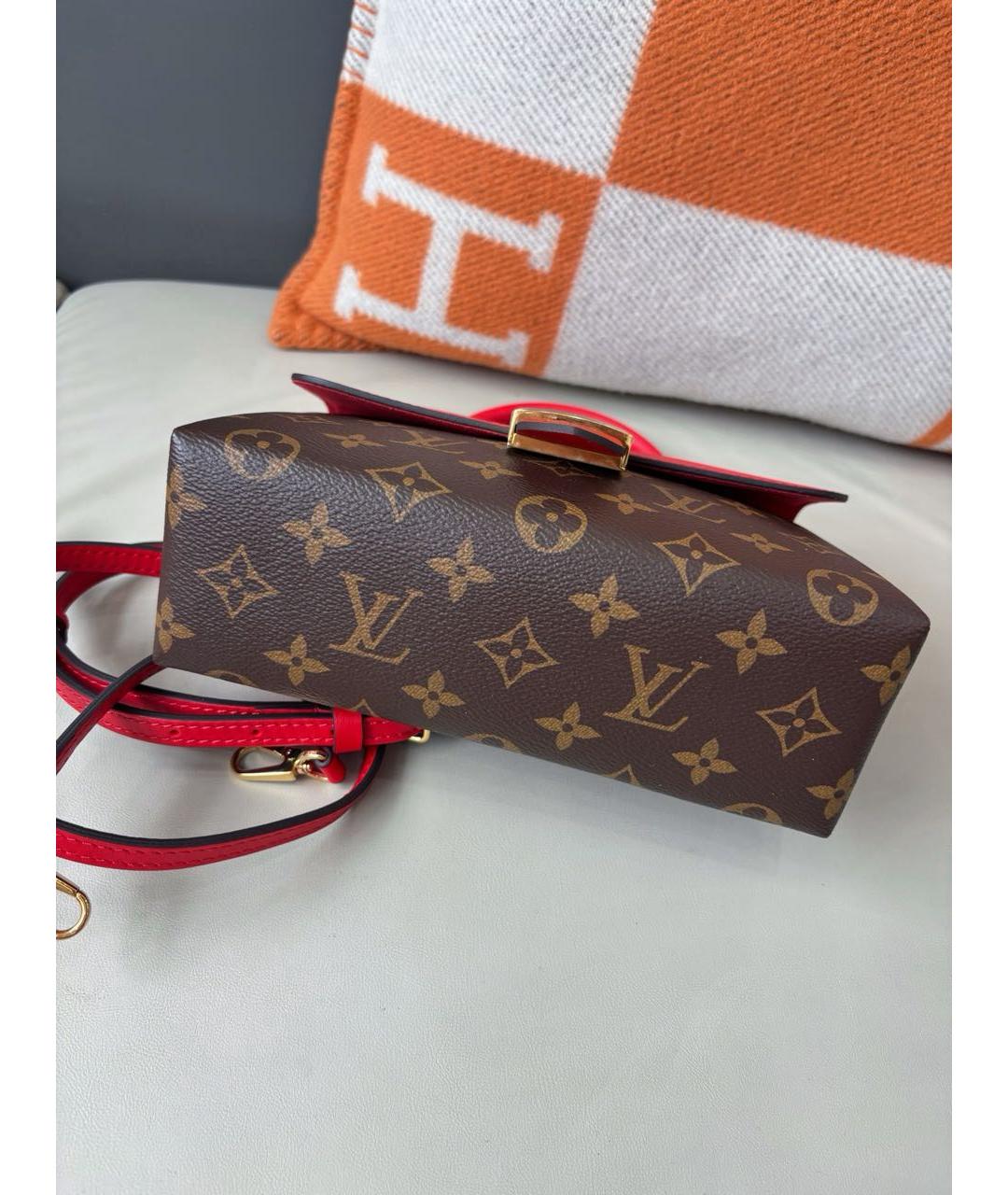 LOUIS VUITTON Красная сумка через плечо, фото 5