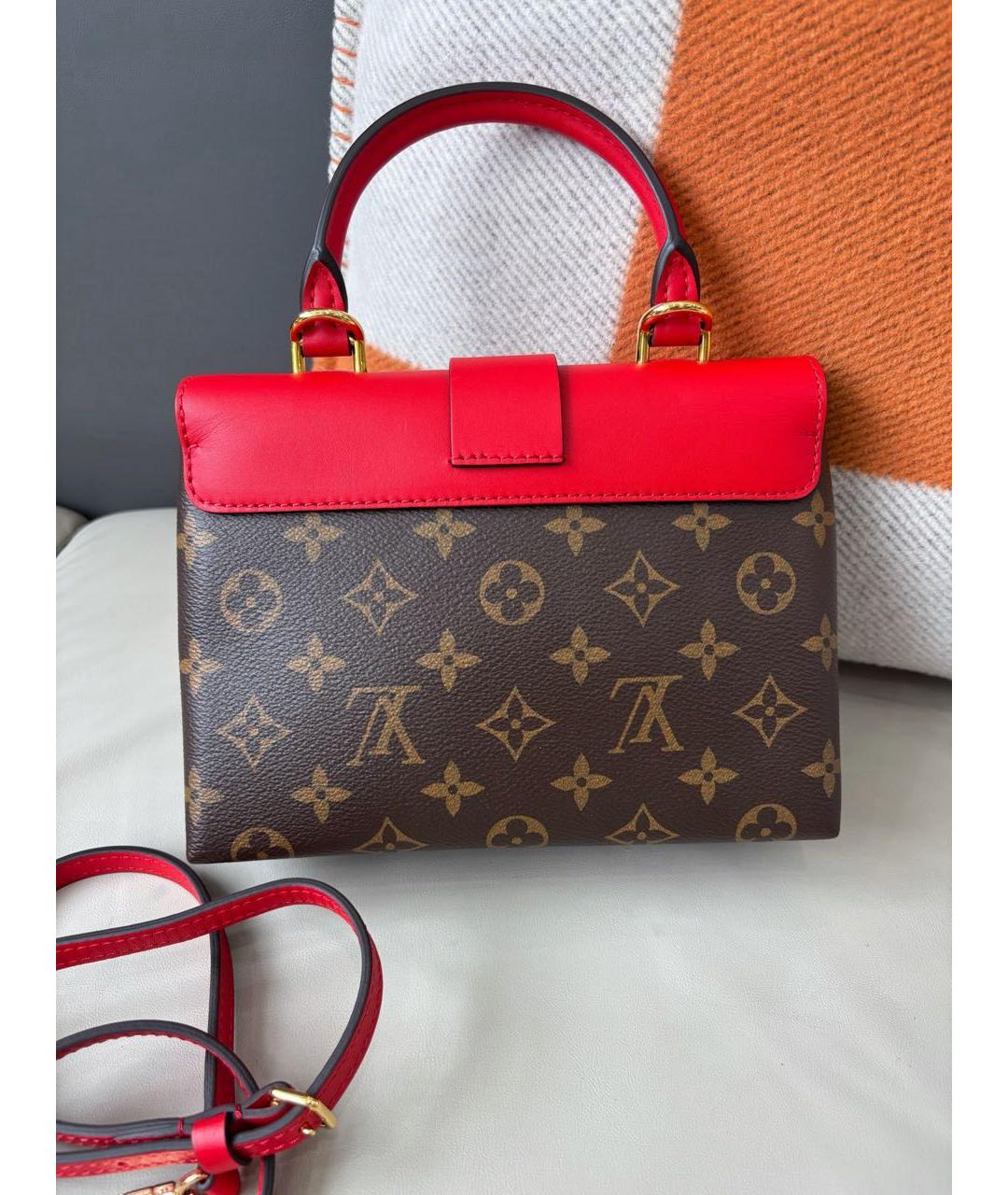 LOUIS VUITTON Красная сумка через плечо, фото 4
