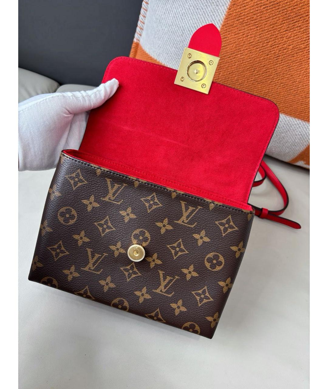 LOUIS VUITTON Красная сумка через плечо, фото 7
