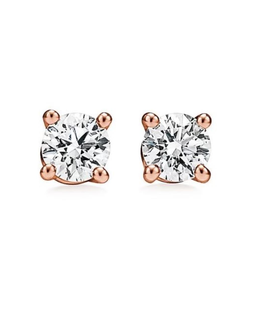 TIFFANY&CO Розовые серьги из розового золота, фото 7
