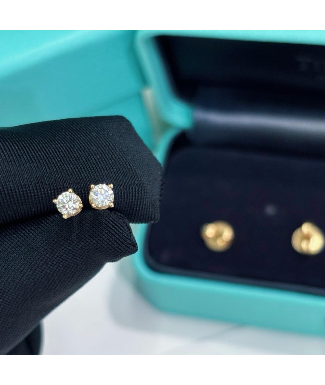 TIFFANY&CO Розовые серьги из розового золота, фото 4