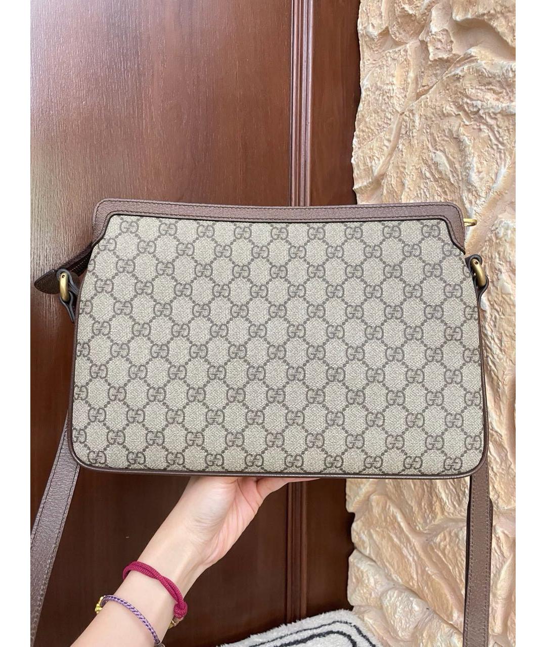 GUCCI Кожаная сумка через плечо, фото 3