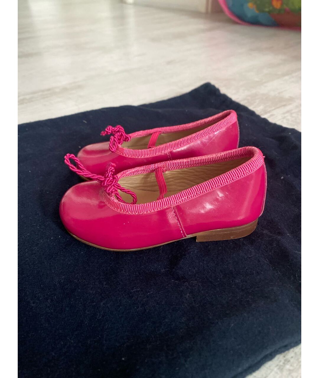 OSCAR DE LA RENTA Розовые кожаные балетки и туфли, фото 5