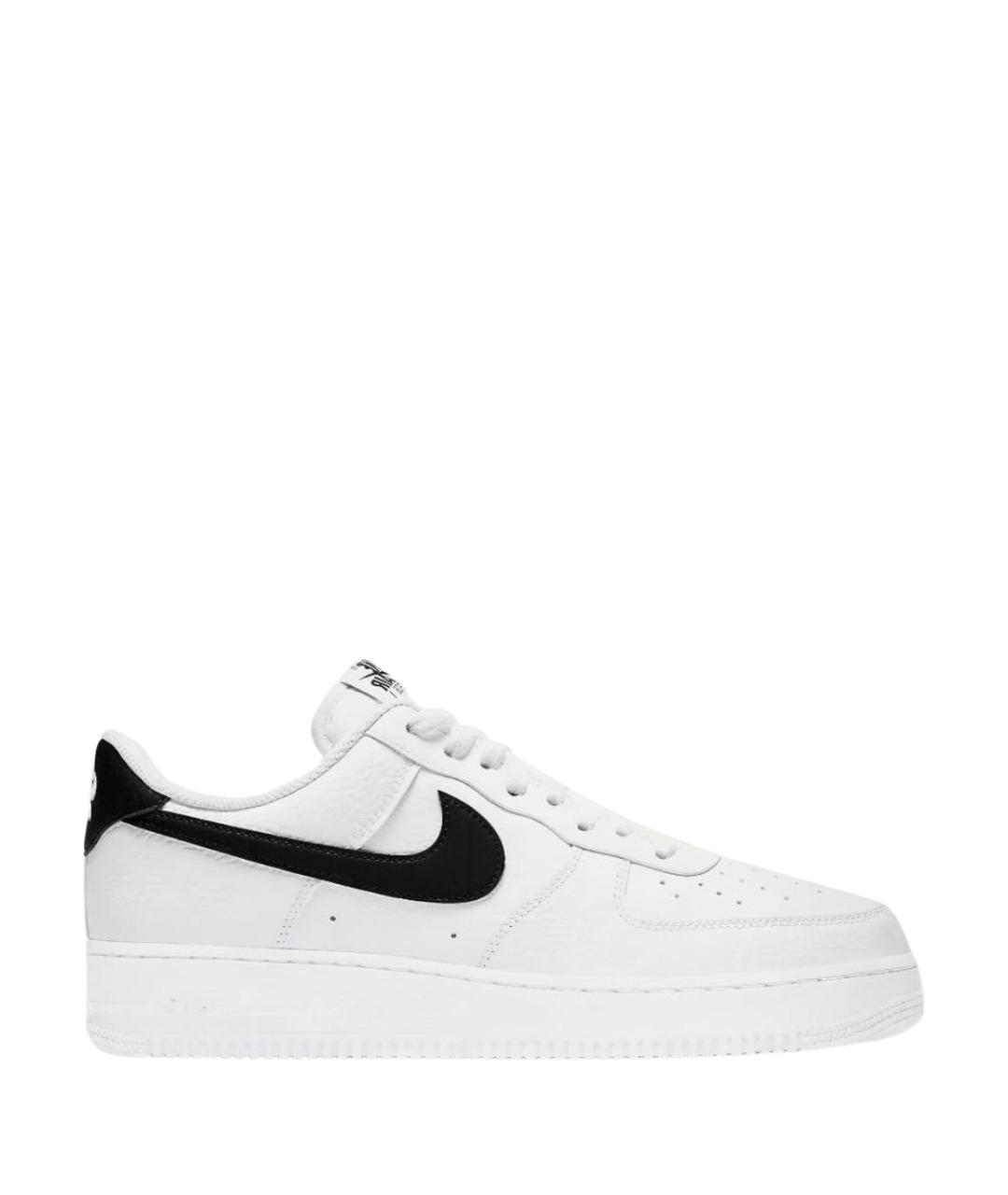 NIKE Белые кожаные низкие кроссовки / кеды, фото 1
