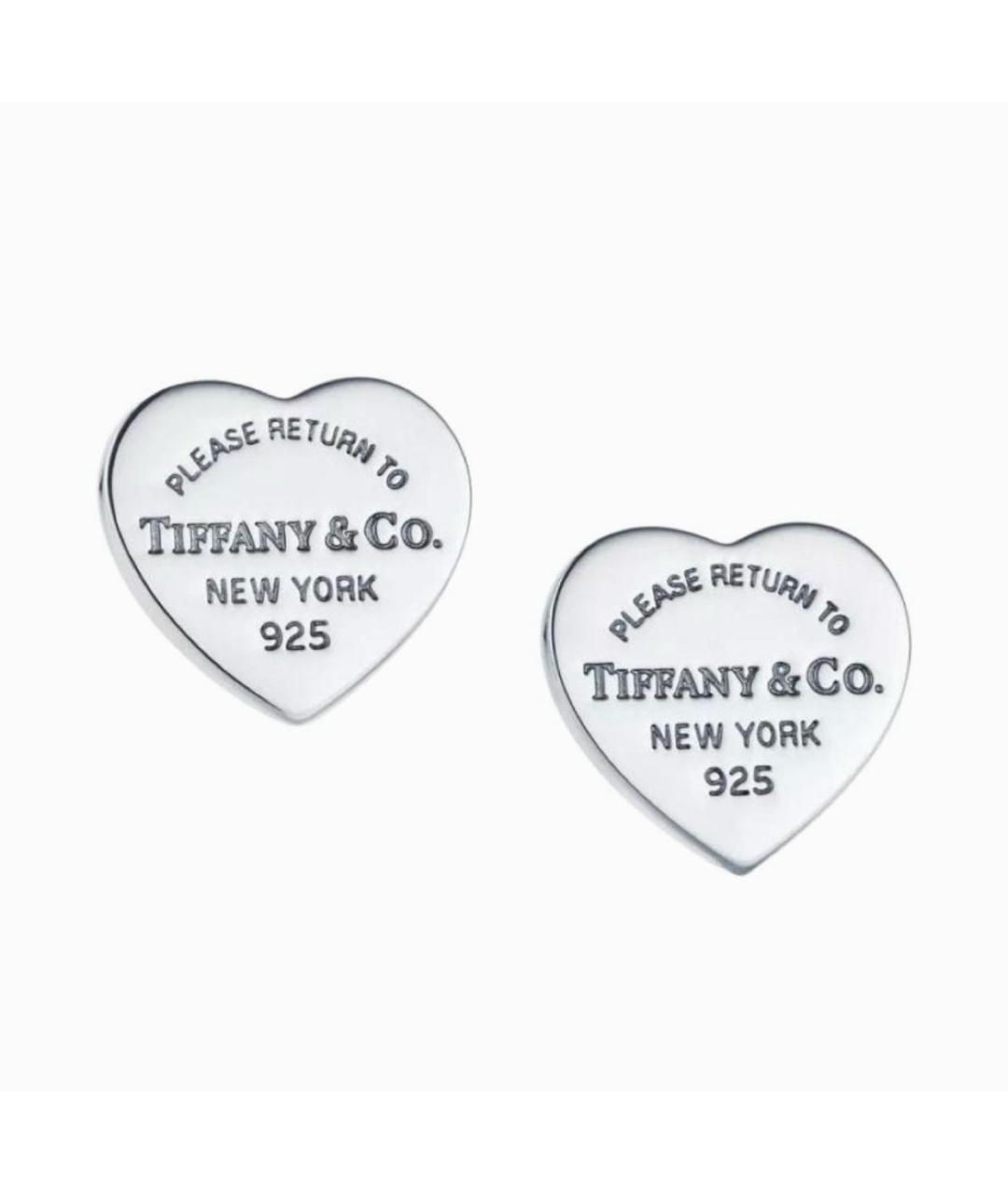 TIFFANY&CO Серебряные серебряные серьги, фото 3