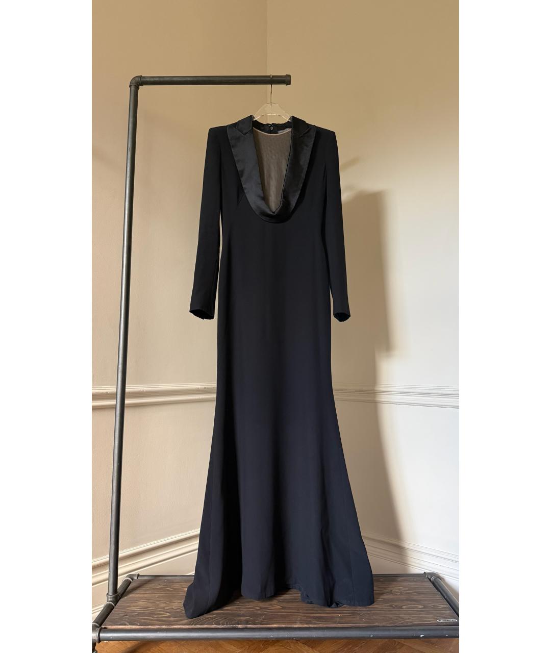 ALEXANDER MCQUEEN Черное вечернее платье, фото 9