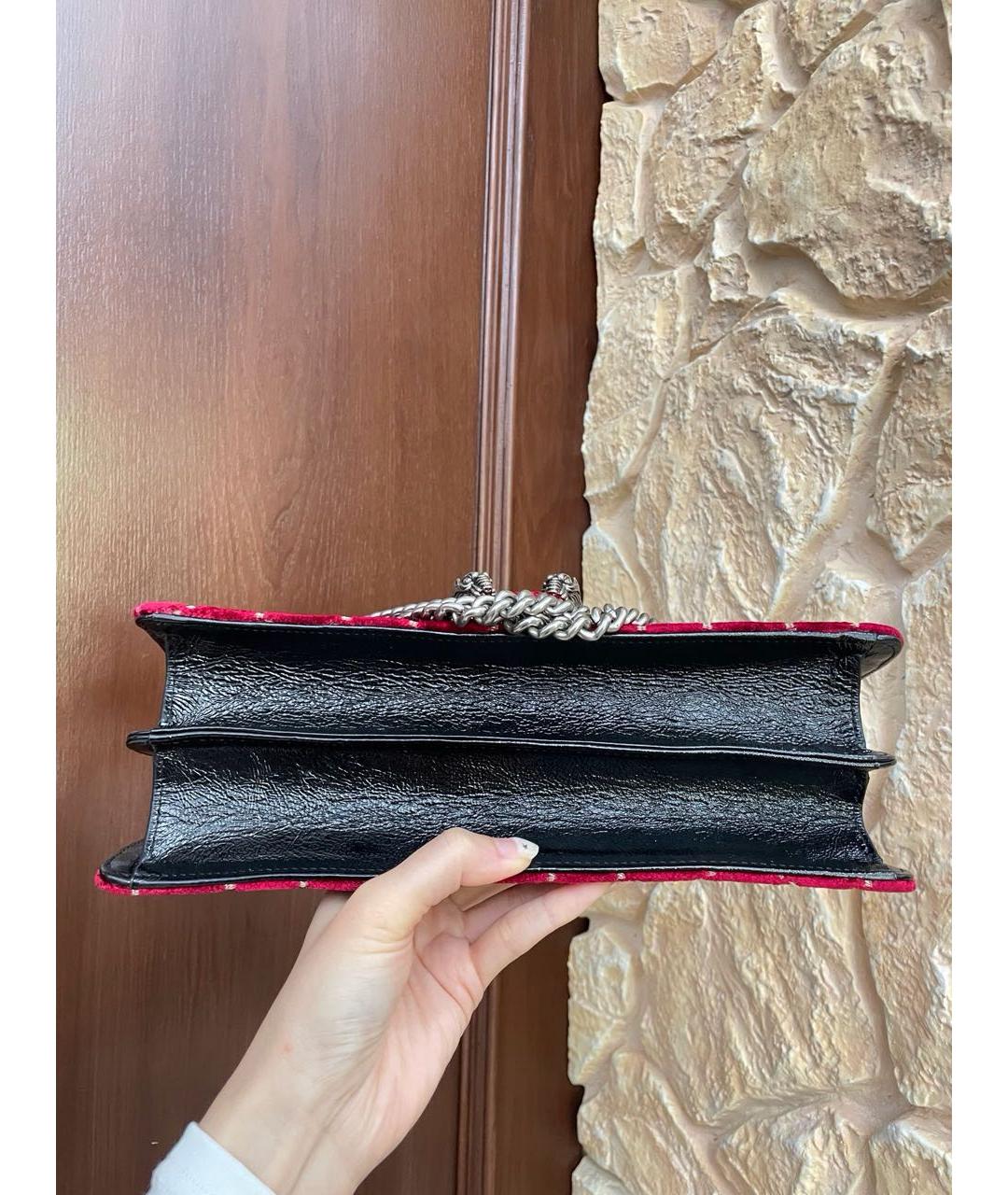 GUCCI Красная сумка через плечо, фото 4